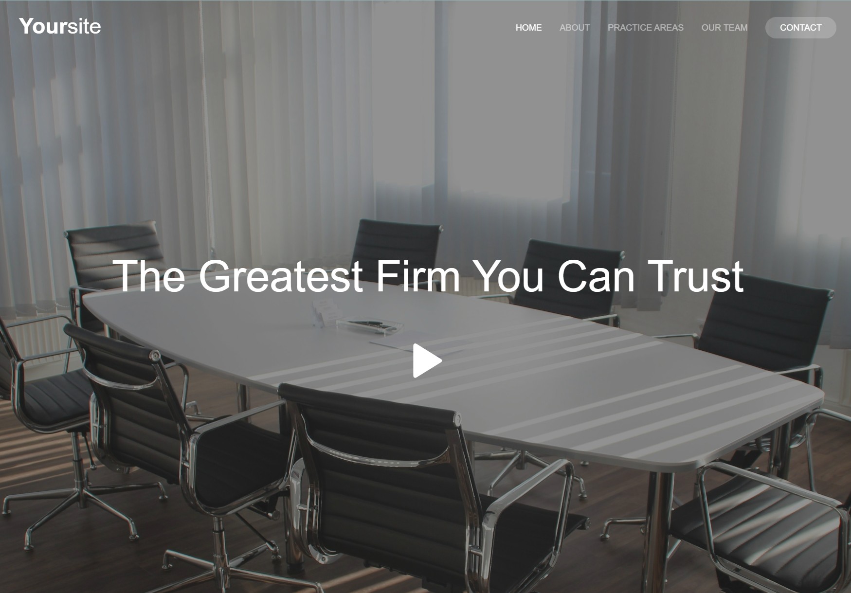 Modern one-page business website template